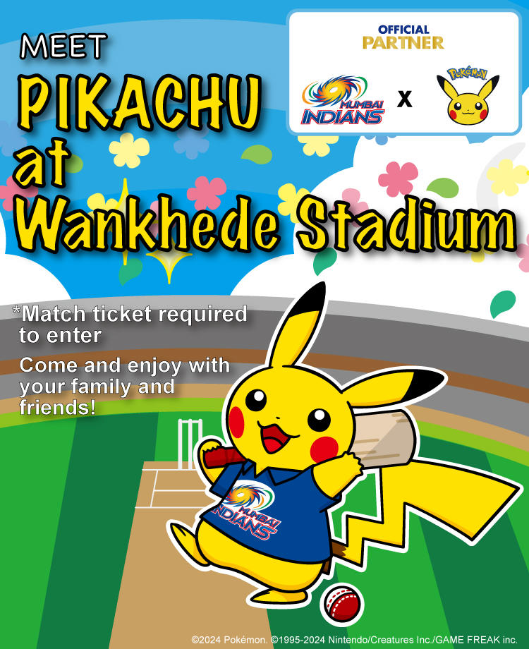 Meet Pikachu in Mumbai at Wankhede Stadium!
