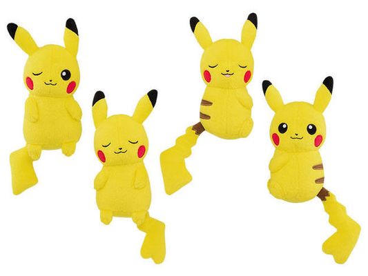 POKÉMON SUN & MOON RELAXING TIME PLUSH PIKACHU(MALE)･PIKACHU(FEMALE)