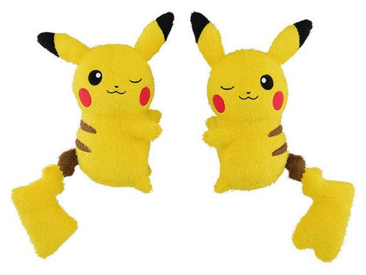 POKÉMON SUN & MOON RELAXING TIME BIG PLUSH PIKACHU(MALE)･PIKACHU(FEMALE)