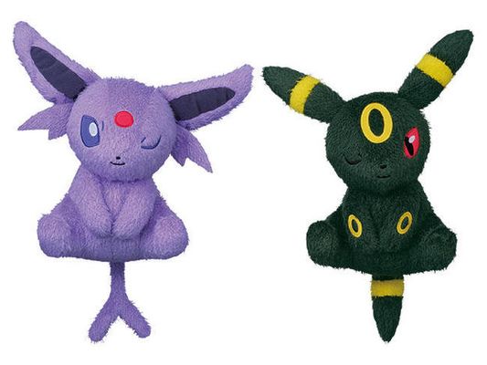 POKÉMON SUN & MOON RELAXING TIME BIG PLUSH ESPEON, UMBREON